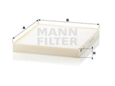 RAITISILMASUODATIN MANN, CHRYSLER - Raitisilmasuodattimet - 1482-CU2227 - 1