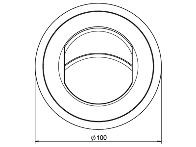 SÄÄDETTÄVÄ SUULAKE 45MM LÄHTÖ - Lisälämmittimet - 9000-19347 - 2