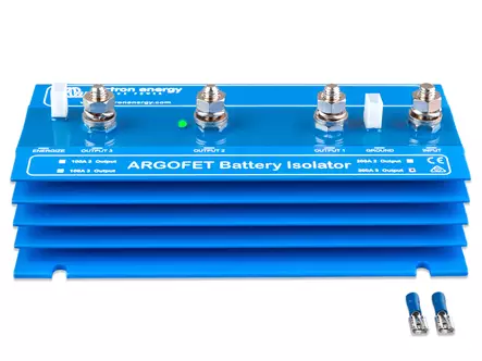 Victron Energy Argofet jännitehäviötön jakodiodi 200A 3-Akustolle - Kaksoisakkureleet & jakodiodit veneeseen - 1702-87437 - 2