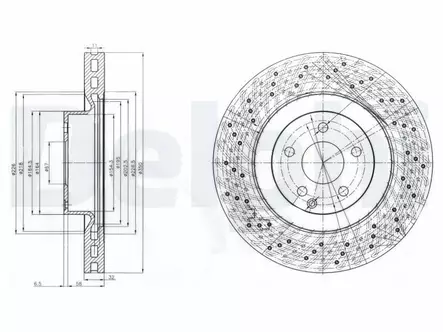 JARRULEVY DELPHI, 1 KPL / PKT, ETU, MERCEDES - Jarrulevyt - BG9057 - 2