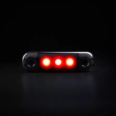 Strands Dark Knight Super Dark Slim led-äärivalo - Punainen 12-24V - Punaiset äärivalot - 1605-800437 - 2