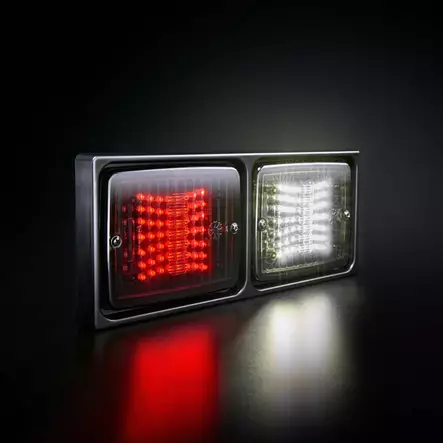 Strands IZE led-takavalon asennuskehys - 2x valolle / Horizontal - LED-takavalotarvikkeet - 1605-800637 - 2