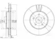 JARRULEVY DELPHI, 2 KPL / PKT, ETU, FORD MONDEO - Jarrulevyt - BG3537 - 1