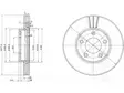 JARRULEVY DELPHI, 2 KPL / PKT, ETU, MAZDA 3, 5 - Jarrulevyt - BG3927 - 1