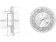 JARRULEVY DELPHI, 2 KPL / PKT, ETU, MERCEDES - Jarrulevyt - BG3827 - 1