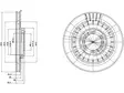 JARRULEVY DELPHI, 2 KPL / PKT, ETU, MITSUBISHI CHALLENGER, L200 - Jarrulevyt - BG3847 - 1