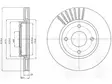 JARRULEVY DELPHI, 2 KPL / PKT, ETU, NISSAN CUBE, TIIDA - Jarrulevyt - BG4337 - 1