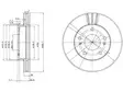 JARRULEVY DELPHI, 2 KPL / PKT, ETU,NISSAN - Jarrulevyt - BG3127 - 1