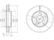 JARRULEVY DELPHI, 2 KPL / PKT, ETU, TOYOTA CAMRY, PICNIC - Jarrulevyt - BG3177 - 1