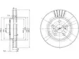 JARRULEVY DELPHI, 2 KPL / PKT, ETU, TOYOTA CARINA E - Jarrulevyt - BG3187 - 1