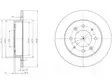 JARRULEVY DELPHI, 2 KPL / PKT, TAKA, KIA CERATO - Jarrulevyt - BG4017 - 1