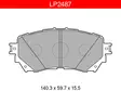 JARRUPALASARJA DELPHI ETU MAZDA 6 12- - Jarrupalasarjat - LP2487 - 1