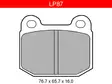 JARRUPALASARJA DELPHI ETU /TAKA, ALFA, LOTUS, MITSUBISHI, MORGAN - Jarrupalasarjat - LP87 - 1