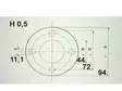 KYTKINLEVY 94X44MM - Käsipumput ja kalvot - 50107 - 1