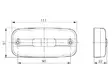 LED-ÄÄRIVALO KIRKAS .24V/10M - Kirkkaat äärivalot - 345600-797 - 2