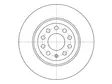 JARRULEVY 2 KPL/PKT, TAKA, AUDI, SEAT, SKODA, VW - Jarrulevyt - 69-1017 - 1