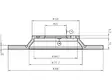 JARRULEVY 2 KPL/PKT, TAKA, AUDI, SEAT, SKODA, VW - Jarrulevyt - 69-1017 - 2