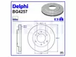 JARRULEVY DELPHI, 2 KPL / PKT, ETU, MITSUBISHI L200 - Jarrulevyt - BG4257 - 2