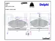 JARRUPALASARJA DELPHI ETU, CITROEN, FIAT, PEUGEOT - Jarrupalasarjat - LP877 - 3