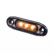 Strands Dark Knight Ultra Slim led-äärivalo upotettava - keltainen 12-24V - Keltaiset äärivalot - 1605-810027 - 1