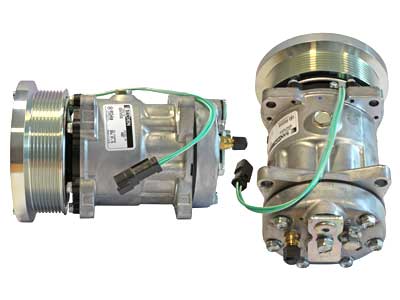 AC KOMPRESSORI 24V SD7H15 133MM PV8 KANSI KG - Ilmastointikompressorit - 51-95837 - 1