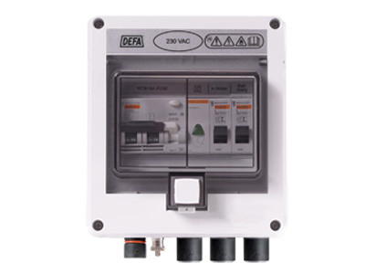 DEFA SÄHKÖKESKUS 230 VAC/16A HARMAA - Maasähkötarvikkeet veneeseen - DA700437 - 1