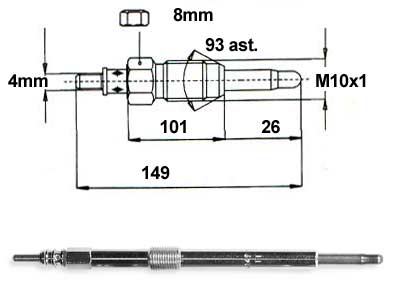 HEHKU GX149 VW 0100226284 - Hehkutulpat - 8001-0767 - 1