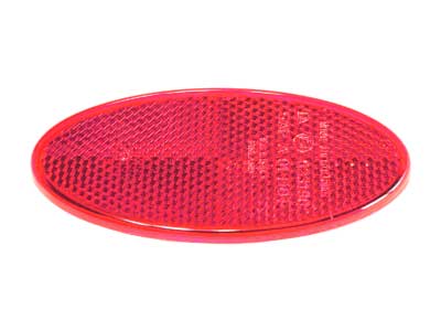 TALMU HEIJASTIN OVAALI PUNAINEN 100X50MM - Ajoneuvoheijastimet ja kilvet - 343160-107 - 1