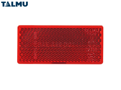 TALMU HEIJASTIN PUNAINEN SUORAKAIDE 31.5X69MM LIIMATTAVA / 1123-300 - Ajoneuvoheijastimet ja kilvet - 004412-057 - 1