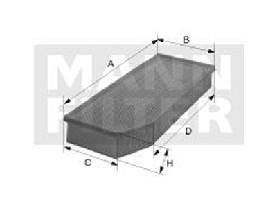 ILMANSUODATIN MANN, BMW - Ilmansuodattimet - 1482-C28037 - 1