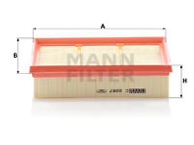 ILMANSUODATIN MANN, MB - Ilmansuodattimet - 1482-C2287 - 1