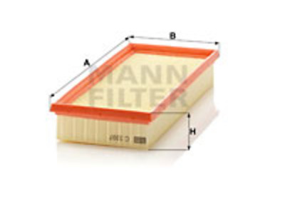 ILMANSUODATIN MANN,# - Ilmansuodattimet - 1482-C3397 - 1