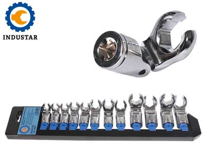 INDUSTAR KUKONJALKA AVAINSARJA NIVELELLÄ 3/8" 8-19MM 12- OSAINEN - 3/8" hylsysarjat - 1726-40017 - 1