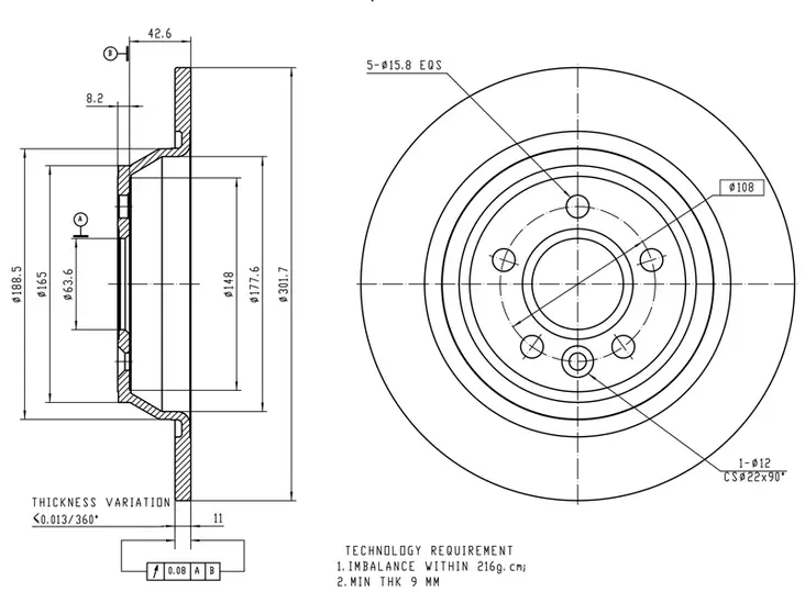 JARRULEVY, 2 KPL/PKT, TAKA, FORD, LAND ROV - Jarrulevyt - 69-1007 - 1