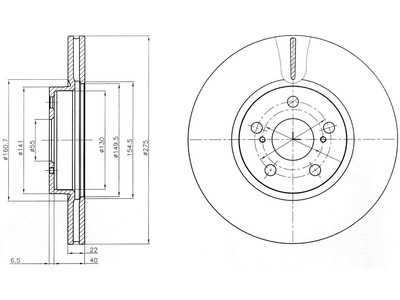 JARRULEVY DELPHI, 2 KPL / PKT, ETU, TOYOTA URBAN CRUISER - Jarrulevyt - BG4277 - 1
