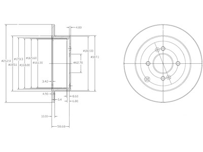 JARRULEVY DELPHI, 2 KPL / PKT, TAKA, HYUNDAI ACCENT, GETZ - Jarrulevyt - BG4097 - 1