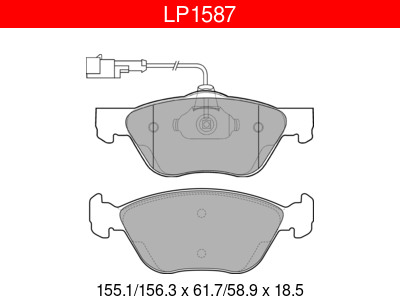 JARRUPALASARJA DELPHI ETU, ALFA, FIAT, LANCIA - Jarrupalasarjat - LP1587 - 1