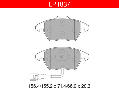 JARRUPALASARJA DELPHI ETU, AUDI, SEAT, SKODA, VW - Jarrupalasarjat - LP1837 - 1