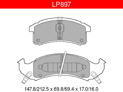 JARRUPALASARJA DELPHI ETU, BUICK, CADILLAC, CHEVROLET,YM - Jarrupalasarjat - LP897 - 1