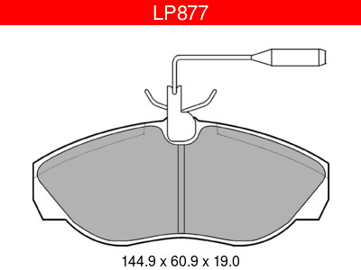JARRUPALASARJA DELPHI ETU, CITROEN, FIAT, PEUGEOT - Jarrupalasarjat - LP877 - 1