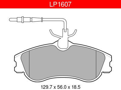 JARRUPALASARJA DELPHI ETU, CITROEN, PEUGEOT - Jarrupalasarjat - LP1607 - 1