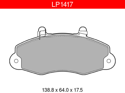 JARRUPALASARJA DELPHI ETU, FORD3 - Jarrupalasarjat - LP1417 - 1