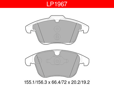 JARRUPALASARJA DELPHI ETU, FORD, LAND ROVER, VOLVO - Jarrupalasarjat - LP1967 - 1
