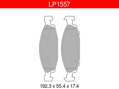 JARRUPALASARJA DELPHI ETU, JEEP - Jarrupalasarjat - LP1557 - 1
