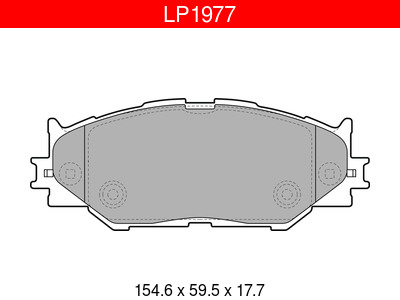 JARRUPALASARJA DELPHI ETU, LEXUS - Jarrupalasarjat - LP1977 - 1