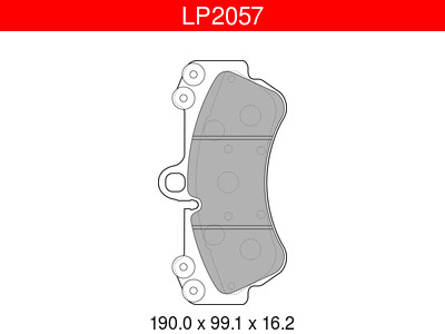 JARRUPALASARJA DELPHI ETU, PORSCHE, VW - Jarrupalasarjat - LP2057 - 1