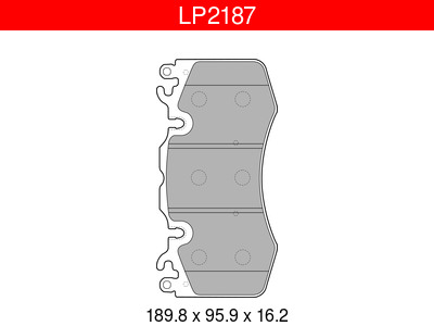 JARRUPALASARJA DELPHI ETU, RANGE ROVER 07/10- - Jarrupalasarjat - LP2187 - 1