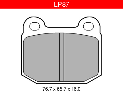 JARRUPALASARJA DELPHI ETU /TAKA, ALFA, LOTUS, MITSUBISHI, MORGAN - Jarrupalasarjat - LP87 - 1