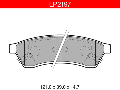 JARRUPALASARJA DELPHI TAKA, CHEVROLET, DAEWOO - Jarrupalasarjat - LP2197 - 1