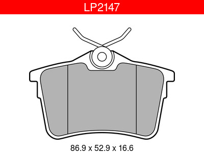 JARRUPALASARJA DELPHI TAKA, CITROEN, PEUGEOT - Jarrupalasarjat - LP2147 - 1